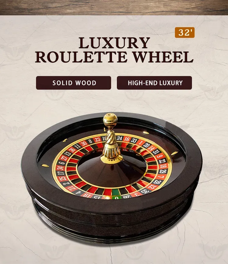 豪华金色轮盘赌桌特写